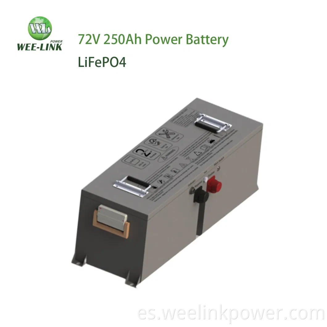 72V 250AH LIFEPO4 Batería Potence Golf Cart Almacenamiento de energía